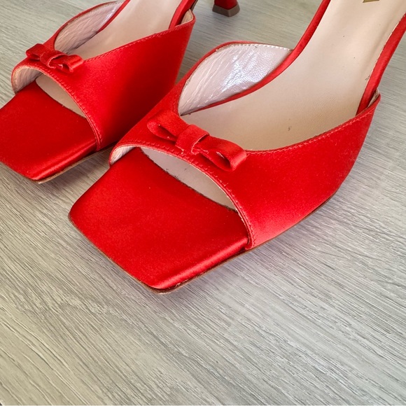 VIVETTA Denim Sandal Red Size 39 - Picture 8 of 14